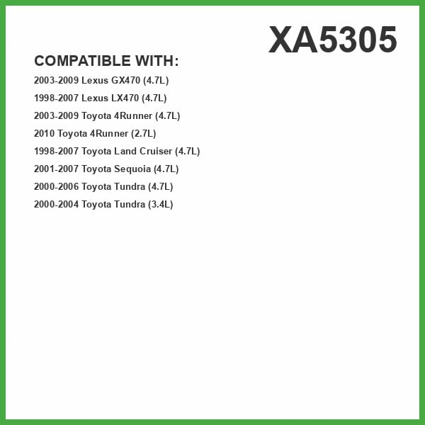 XA5305 precision-fit design enables fast, tool-free replacement