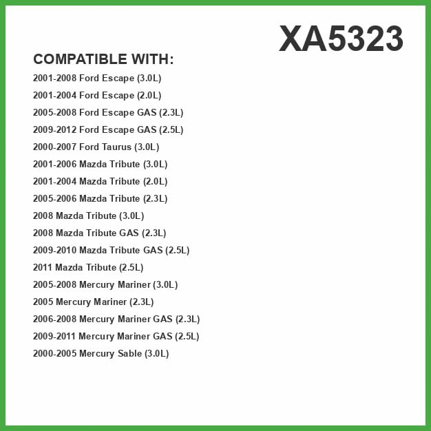 ECOGARD XA5323 air filter for Ford Escape 2.0L supports steady performance