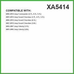 ECOGARD XA5414 side profile highlights compact fit for Jeep engines
