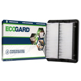 ECOGARD XA5592 engine air filter for Subaru Outback – front view highlights clean media for airflow