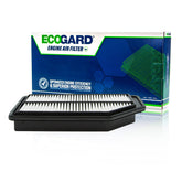 ECOGARD XA6153 front-view air filter ensures quick, tool-free replacement