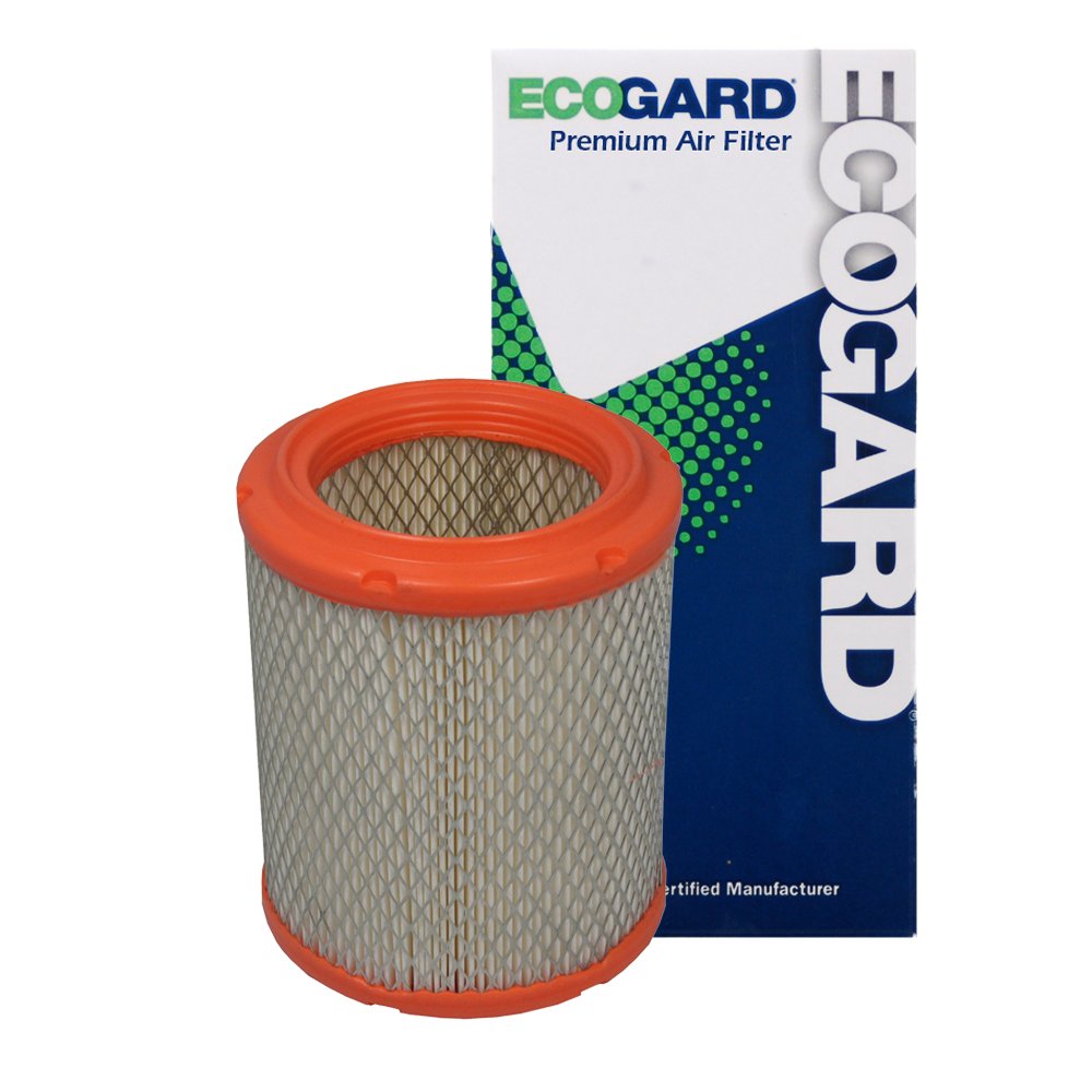 ECOGARD XA6168 air filter packaging showing durable design and easy replacement.