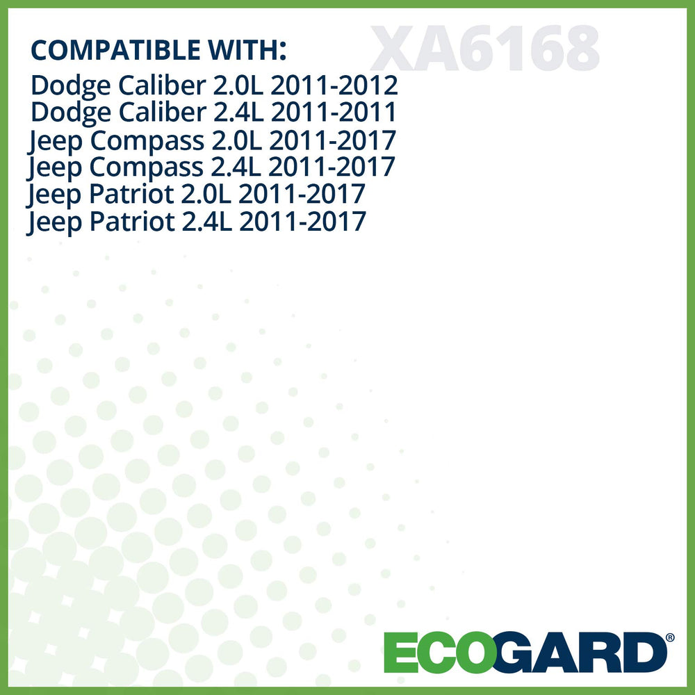 ECOGARD XA6168 close-up filter media highlights dense fibers for strong filtration.