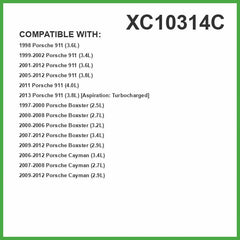 ECOGARD XC10314C Boxster cabin filter showing carbon media and air purification