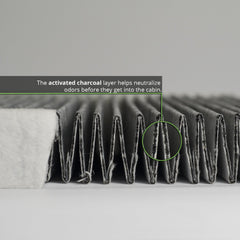 ECOGARD XC10463C performance illustration of 99.5 percent particle filtration