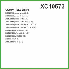 ECOGARD XC10573 cabin air filter dust-filtering action reduces interior dust.