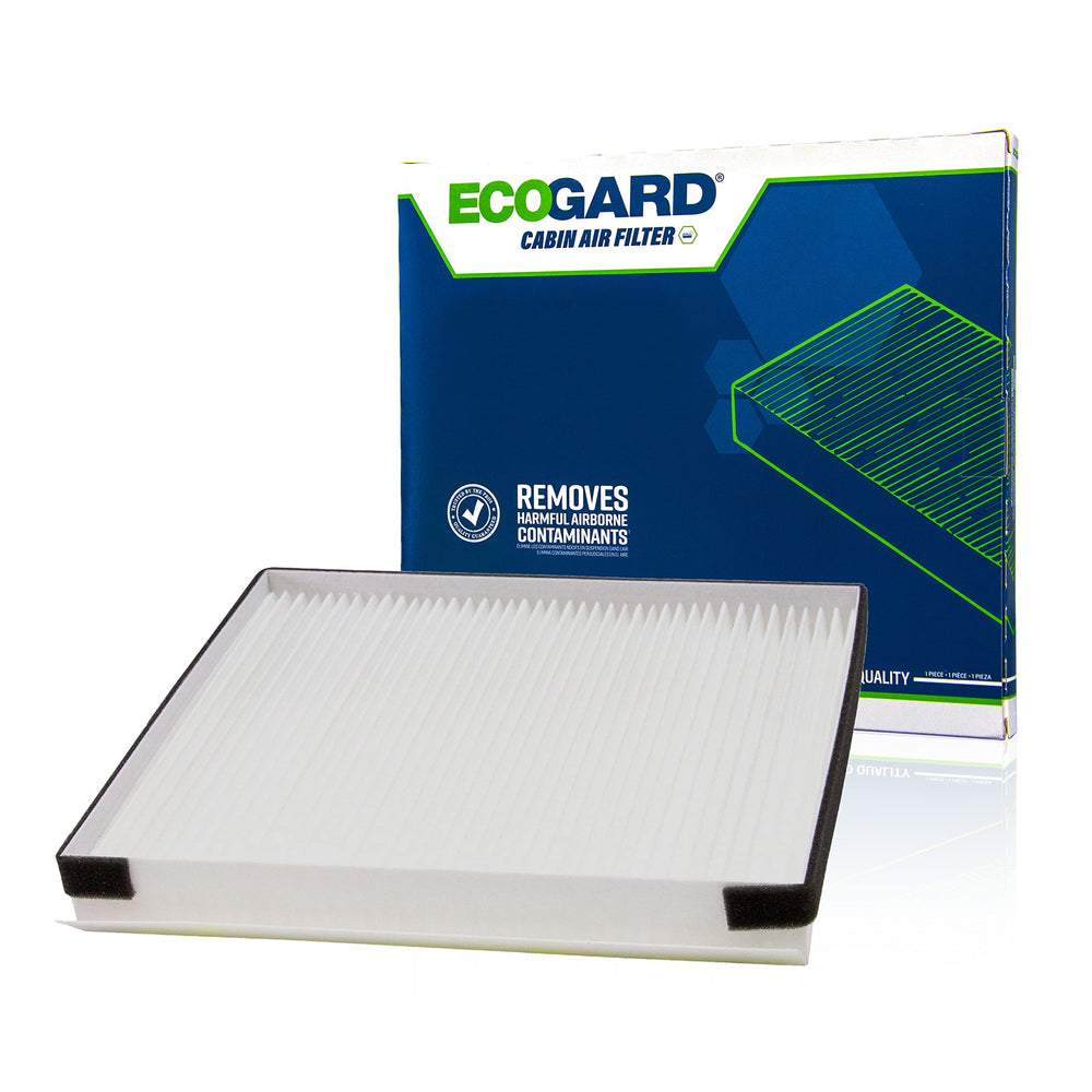 ECOGARD XC11714 cabin air filter close-up highlighting premium filtration for cleaner in-car air