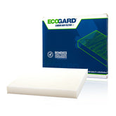 ECOGARD XC35519 cabin filter packaging shows fitment and quick installation.