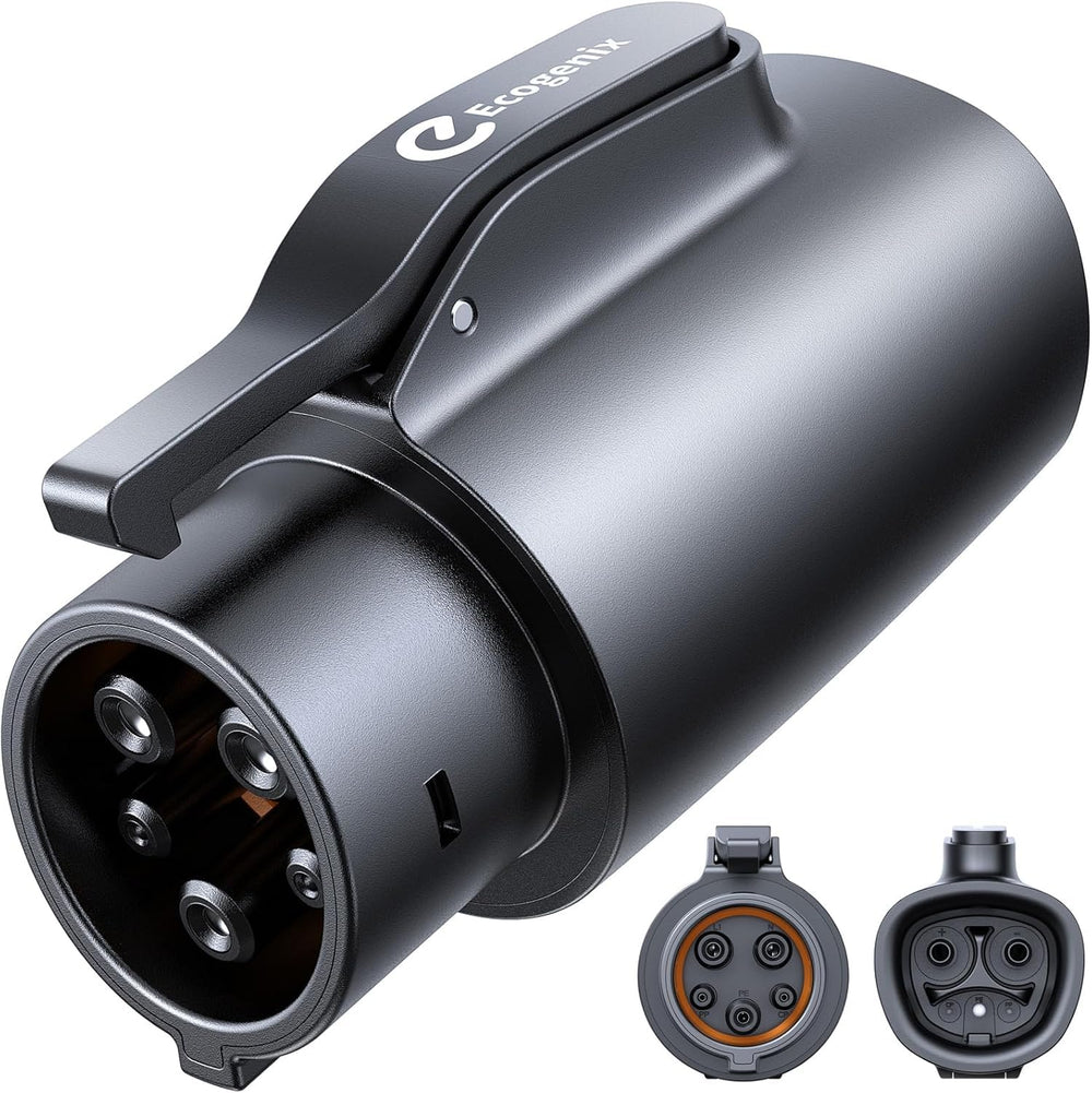 Ecogenix Tesla to J1772 adapter enabling universal access to Tesla chargers