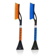 EcoNour 27-inch snow brush with aluminum body for long reach and windshield clearing.