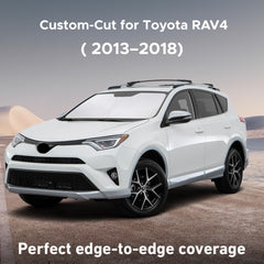 EcoNour 4-layer reflective sunshade blocks UV rays to protect dashboard.