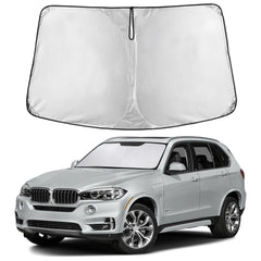 EcoNour BMW X5 windshield sunshade fits snugly for full coverage