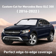 EcoNour GLC windshield sunshade blocks UV rays for a cooler cabin.
