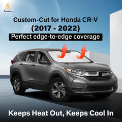 EcoNour windshield sunshade front windshield reduces interior heat and glare.