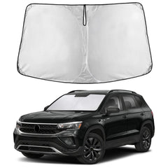EcoNour Tiguan windshield sunshade front coverage for shaded cabin