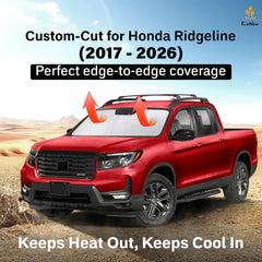 EcoNour sunshade with 4-layer design delivers strong heat and UV blocking.