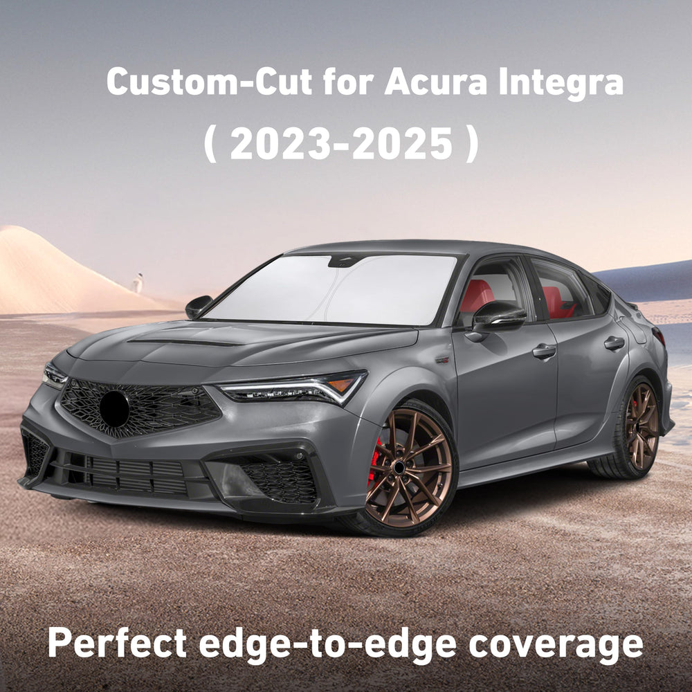 EcoNour sunshade blocks UV rays to keep the cabin cooler in Acura Integra