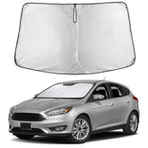EcoNour windshield shade for Ford Focus provides full windshield coverage and glare reduction