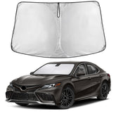 EcoNour windshield sunshade fits Camry 2018-2024 for full windscreen coverage
