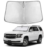 EcoNour windshield sunshade for Chevy Tahoe reduces interior heat and glare.