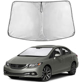 EcoNour windshield sunshade for Honda Civic 2012–2015 provides complete front window coverage and glare reduction.