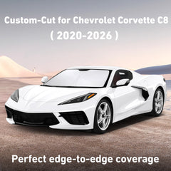 EcoNour Windshield Sunshade offers a precise fit for Corvette C8.