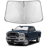 EcoNour windshield sunshade for Dodge Ram 1500—full coverage and glare reduction.