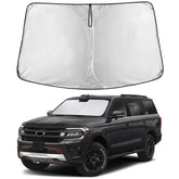 EcoNour windshield sunshade expedition fit blocks heat and UV for Ford Expedition.