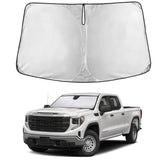 EcoNour windshield sunshade front-coverage blocks sun glare and heat