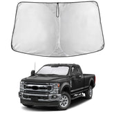 EcoNour windshield sunshade front-view reduces interior heat for Ford Super Duty