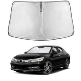 EcoNour windshield sunshade for Honda Accord blocks glare with full coverage.