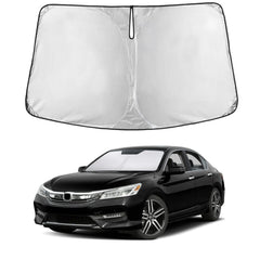 EcoNour windshield sunshade for Honda Accord blocks glare with full coverage.