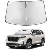 EcoNour windshield sunshade for Honda Pilot provides full coverage to reduce glare and heat
