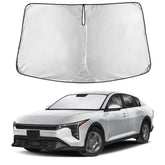 EcoNour windshield sunshade for Kia K4 with full-coverage design blocks sunlight.