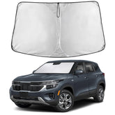 EcoNour windshield sunshade for Kia Seltos fit, reduces glare and heat.