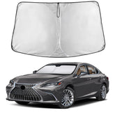 EcoNour windshield sunshade for Lexus ES offers full-coverage protection against glare and heat.