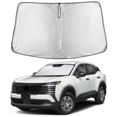 EcoNour windshield sunshade for Nissan Kicks delivers full coverage and light blocking.