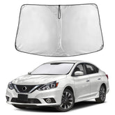 EcoNour windshield sunshade for Nissan Sentra 2013-2019 fit blocks heat