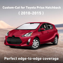 EcoNour Prius sunshade blocks UV rays to protect interior surfaces