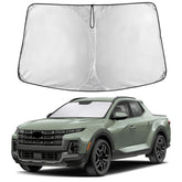 EcoNour windshield sunshade covers Santa Cruz windshield for full UV protection
