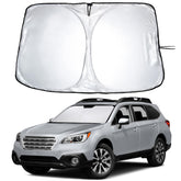 EcoNour windshield sunshade for Subaru Outback blocks light during sunny drives
