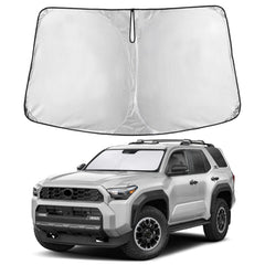 EcoNour windshield sunshade for Toyota 4Runner front view blocks glare and heat