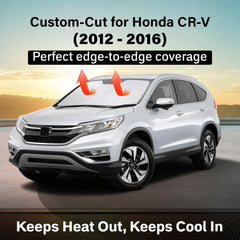 EcoNour windshield sunshade UV-blocking provides strong sun protection for the cabin.