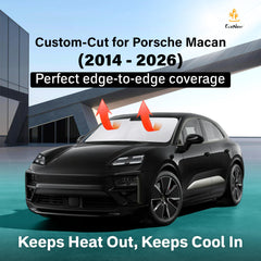 EcoNour windshield sunshade blocks UV rays to help keep interiors cooler