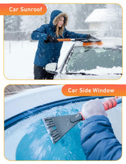 EcoNour ergonomic foam grip ensures comfortable handling during ice removal