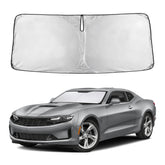 EcoNour windshield sunshade for Camaro front coverage reduces glare and heat.