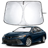 EcoNour windshield sunshade for Camry front-fit improves interior protection from sun