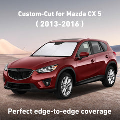 EcoNour windshield sunshade for CX-5 2015-2016 provides full windshield coverage.