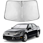 EcoNour windshield sunshade for Ford Fusion provides full coverage and UV protection.