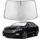 EcoNour windshield sunshade fits Ford Fusion 2013-2021 for a snug, glare-free fit.